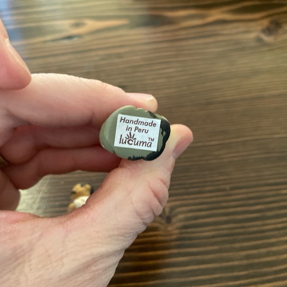 Peruvian Handmade Clay 9-Piece Mini Nativity Set 1" H Christmas Original Box - Picture 9 of 12